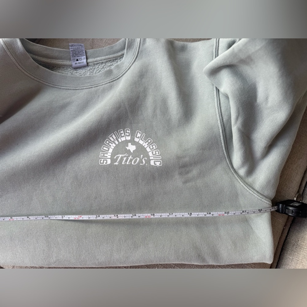 Tito's Shorties Classic Crew- Light Sage - Picture 6 of 7